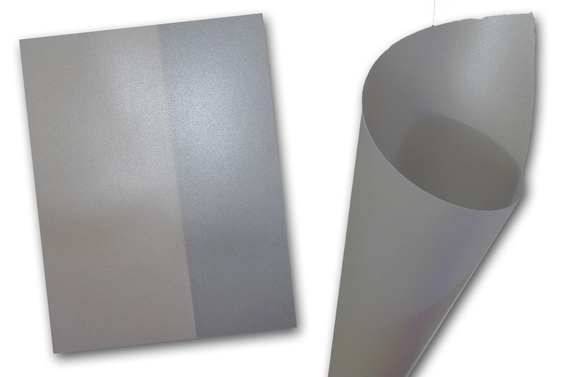 Shimmery Translucent Iridescent Silver Paper for Weddings and More