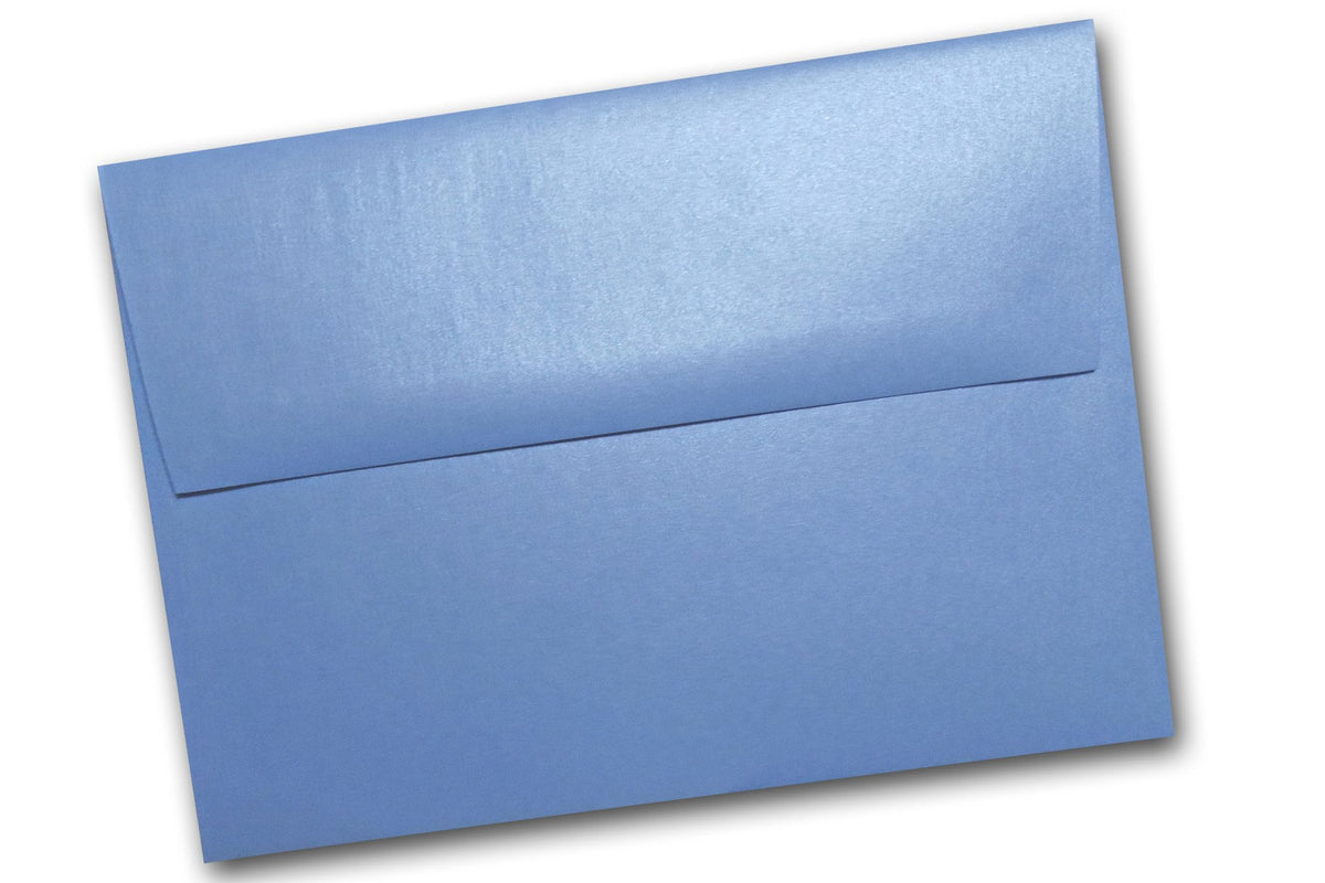 Shimmery Metallic Blue 5x7 Discount Envelopes