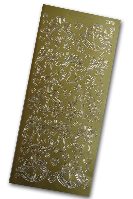 Wedding Bells - Outline stickers - 1 sheet