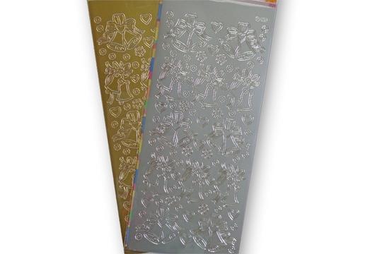 Wedding Bells - Outline stickers - 1 sheet