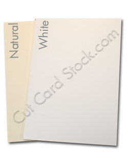 Cougar WHITE or NATURAL  Flat Cards Invitations 50 pack - Buy Cardstock
