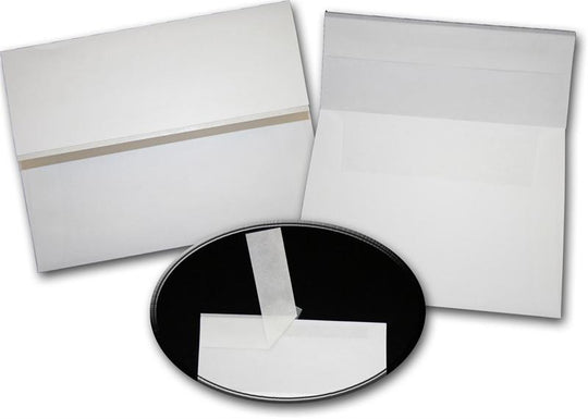 Leader WHITE Wove ZIP STICK A2 Envelopes
